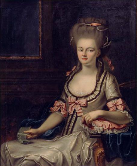 unknow artist Damenportrat Elisabeth von Freudenreich oil painting picture